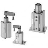 SMC Specialty & Engineered Cylinder MK-Z Rotary Clamp Cylinder, Standard w/Auto Switch Mounting Grooves